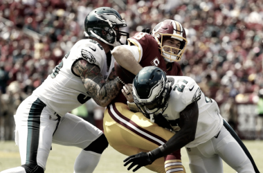 En juego de errores, Philadelphia le da un flechazo a los Redskins