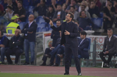 La Roma perde contro il Napoli, Di Francesco: "Nel primo tempo siamo stati troppo rispettosi"
