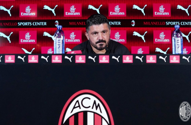 Milan, la conferenza di Gattuso in vista della parita contro il Cagliari