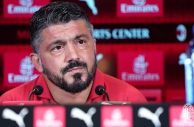 Il Milan ospita l&#039;Atalanta: la conferenza stampa di Gattuso