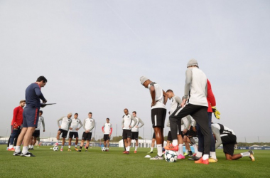 Champions League - PSG vs Anderlecht, allenamento di coppa