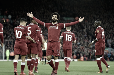 Salah sigue dando alegrías al Liverpool