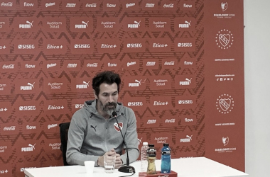 Eduardo Domínguez habló sobre todo en la conferencia de prensa