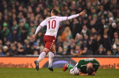Playoff Russia 2018: la Danimarca vola con una tripletta di Eriksen, Irlanda battuta 1-5