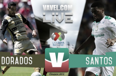 Resultado Dorados - Santos en Liga MX 2016 (3-1)