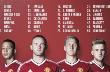 El Manchester United presenta los dorsales para la nueva temporada