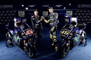 In the blue corner... the new Yamaha team and machinery