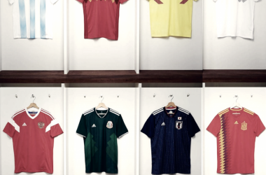 Com pegada retrô, Adidas lança uniformes das seleções para Copa do Mundo