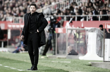 Simeone: "El entrenador va detrás de lo que ve"