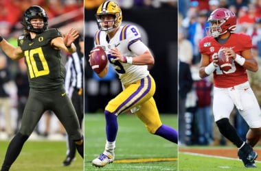 Quarterbacks a seguir en el Draft
2020 de la NFL