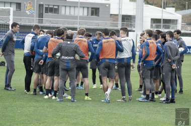 Preparando el derbi frente al Eibar