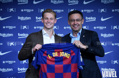 De Jong: "Jugar en el Barça siempre ha sido mi sueño"