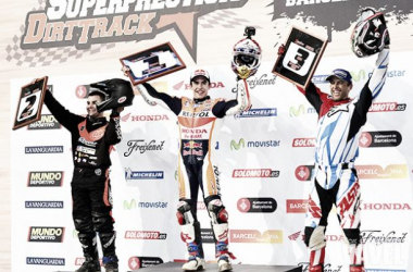 Marc Márquez consigue su primer SuperPrestigio Dirt Track