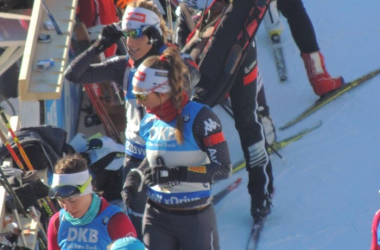 Biathlon - Hochfilzen, sprint femminile: si impone Domracheva, Wierer è terza