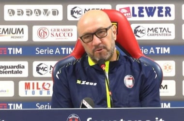 Crotone, Zenga in conferenza: &quot;L&#039;Atalanta una big, ma noi non ci snaturiamo&quot;