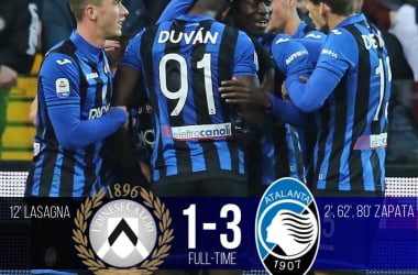 Serie A - Duvàn Zapata non perdona la sua ex, l'Udinese è travolta