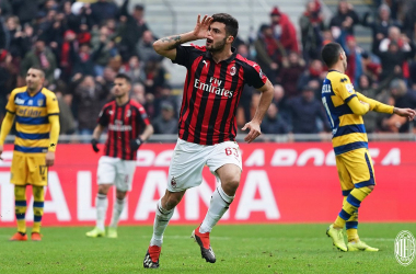 Il Milan vince contro un ottimo Parma: a Inglese rispondono Cutrone e Kessié