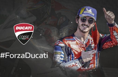 

¡Oficial! Pecco Bagnaia se une al
Ducati Team en 2021, entrevista exclusiva a GP One


