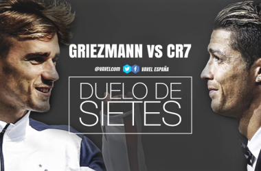 Duelo de &quot;sietes&quot;: así llegan Griezmann y Cristiano al derbi