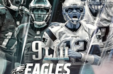 Eagles vs. Patriots, con héroes de carne y hueso