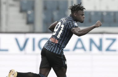 Duván Zapata anotó gol con el Atalanta en el
partido contra Sampdoria