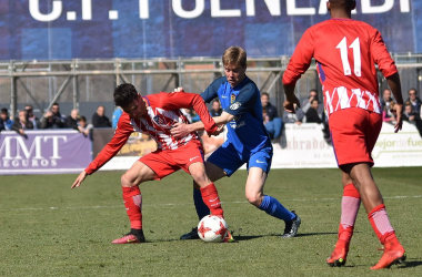 Un valiente Atlético B perdona al líder