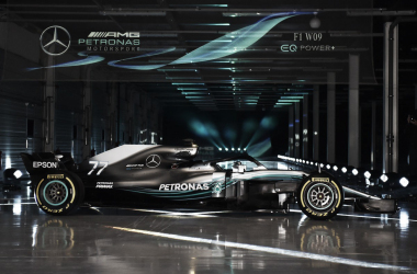 Mercedes presenta el W09 en Silverstone