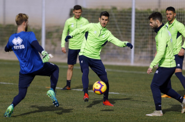 Cuatro sesiones para preparar el choque del domingo ante el Extremadura