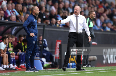 Sean Dyche and Ian Woan have a lot of thinking to do: George Wood/GettyImages