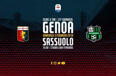 Serie A- Il Genoa a Marassi per la salvezza. Il Sassuolo vuole continuare a vedere Europa
