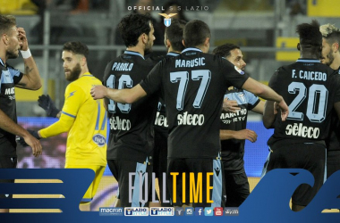 Serie A- La Lazio batte il Frosinone 1-0 e ritorna in cirsa per il quarto posto