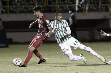 Jonatan Álvez, el jugador destacado de Atlético Nacional ante Patriotas por Copa Colombia