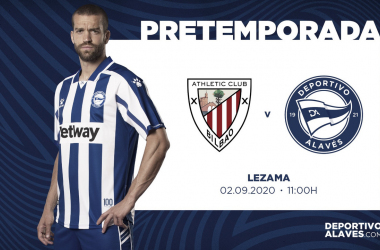 Athletic Club vs. Deportivo Alavés, el 2 de septiembre a las 11:00 horas