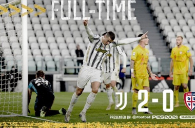 Serie A, una grande Juventus batte il Cagliari 2-0