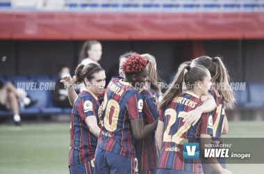 FC Barcelona Femenino vs EDF Logroño en VIVO y en directo Primera Iberdrola 2020/2021 (6-0)