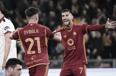 Roma goleia Cagliari em casa com show de Dybala e encosta no G4 da Serie A