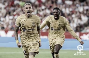 La verticalidad azulgrana arrolla al Sevilla (0-3)