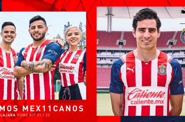 Chivas presenta uniformes para Temporada 2021-2022