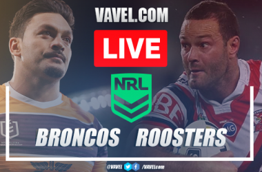 As it happened: Sydney Roosters cruise to victory in Brisbane after 59-0 rout against the Broncos