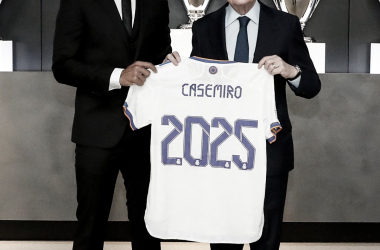 Casemiro, hasta 2025