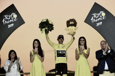 Egan Bernal impuso la bandera de Colombia en el Tour de Francia 2019