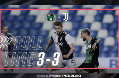 Ennesima pessima Juventus: a Sassuolo è 3-3