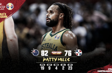 Patty Mills guía a Australia hacia una nueva victoria