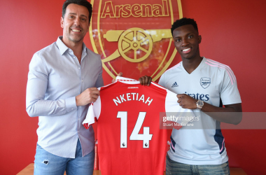 Eddie Nketiah signs new contract at Arsenal
