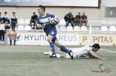 Édgar Badía, el muro del Reus Deportiu