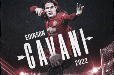 Edinson Cavani renueva con el Manchester United