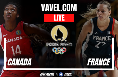 Summary: Canada 54-75 France in Olympic Games Paris 2024