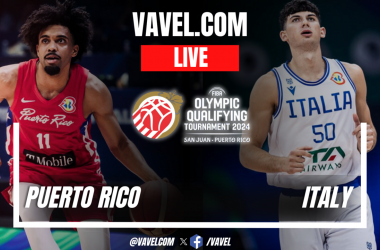 Summary: Puerto Rico 80-69 Italy in 2024 FIBA Olympic Qualifying Tournament