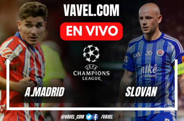 Goles y Resumen del Atlético de Madrid 3-1 Slovan en la UEFA Champions League