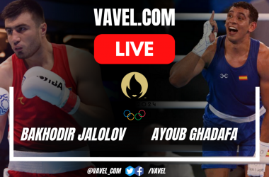 Summary: Bakhodir Jalolov vs Ayoub Ghadafa in 2024 Olympic Games